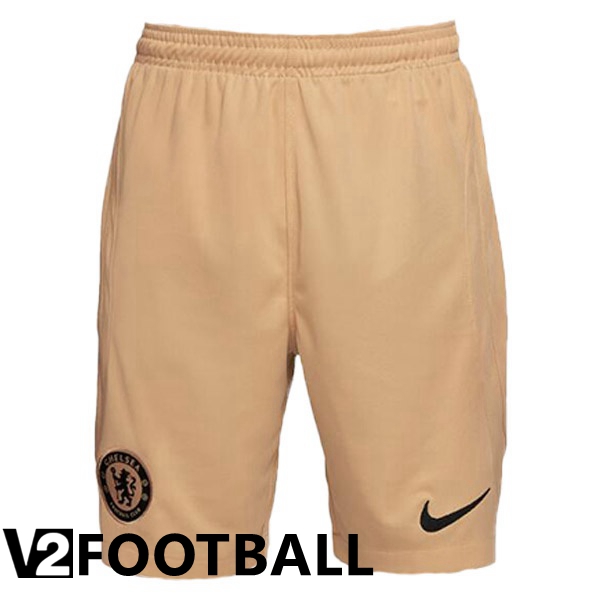 FC Chelsea Soccer Shorts Third Brown 2022/2023