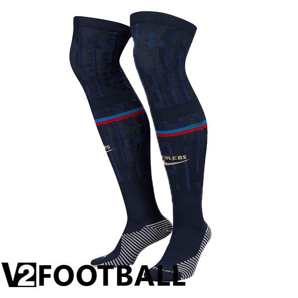 Barcelona Soccer Socks Home Red Blue 2022/2023