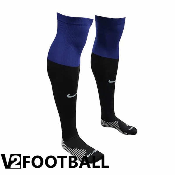 Atletico Madrid Soccer Socks Away Black 2022/2023