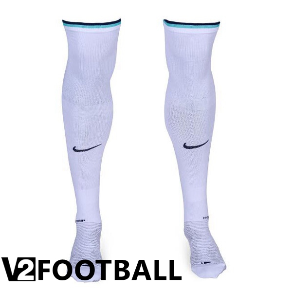 Inter Milan Soccer Socks Away White 2022/2023