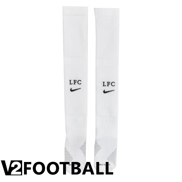 FC Liverpool Soccer Socks Away White 2022/2023