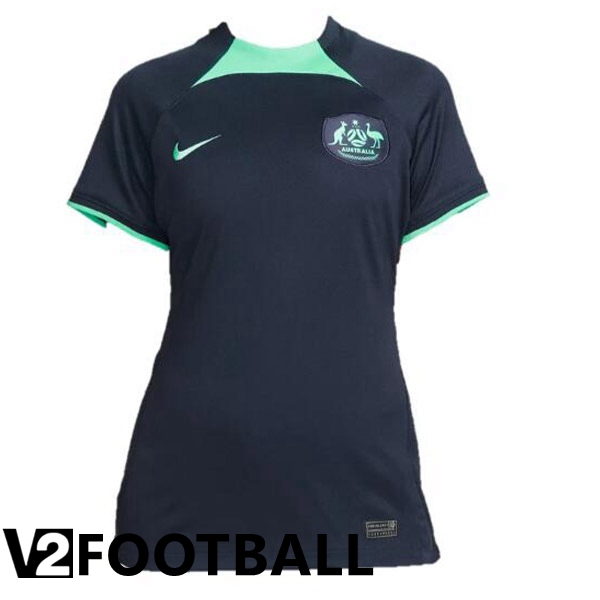 Australia Womens Away Shirts Black World Cup 2022