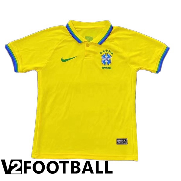 Brazil Home Shirts Yellow Version Leak World Cup 2022