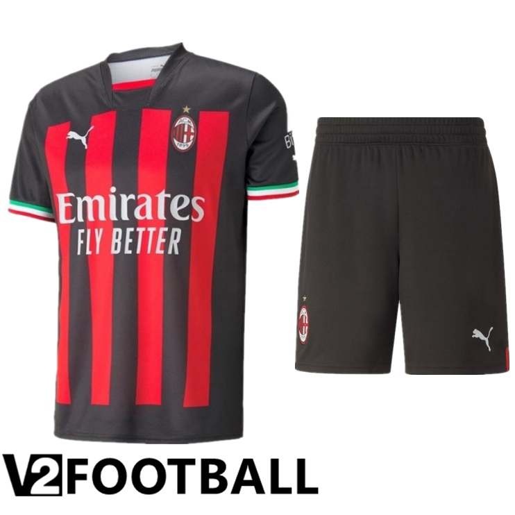 AC Milan Home Shirts + Shorts 2022/2023