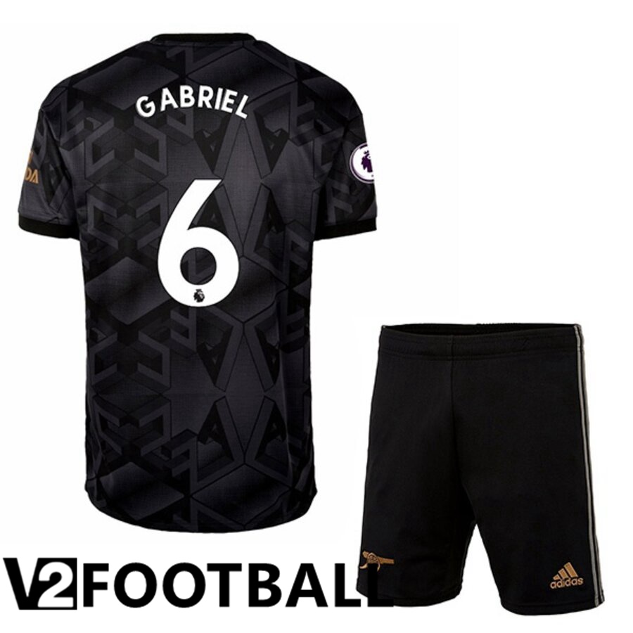 Arsenal (GABRIEL 6) Kids Away Shirts 2022/2023