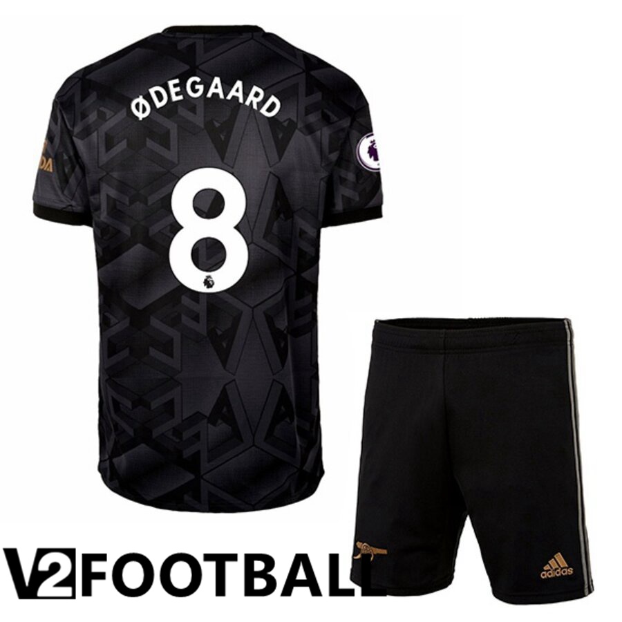Arsenal (ØDEGAARD 8) Kids Away Shirts 2022/2023