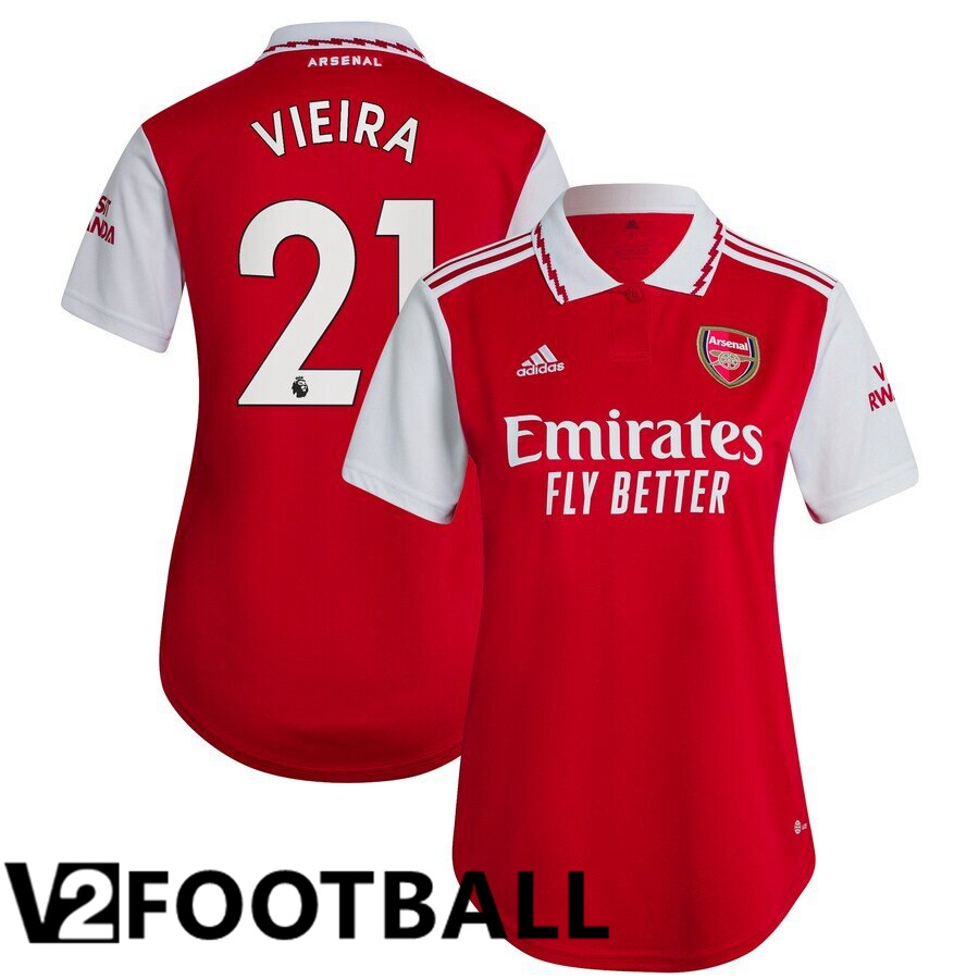 Arsenal (VIEIRA 21) Womens Home Shirts 2022/2023