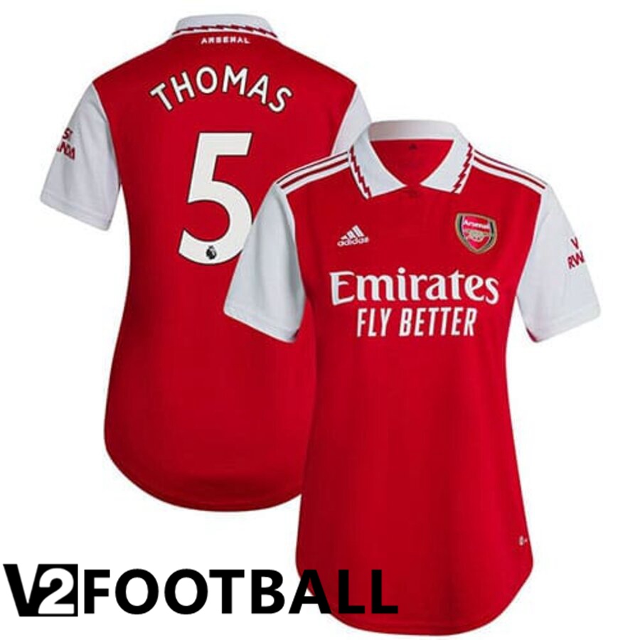 Arsenal (THOMAS 5) Womens Home Shirts 2022/2023