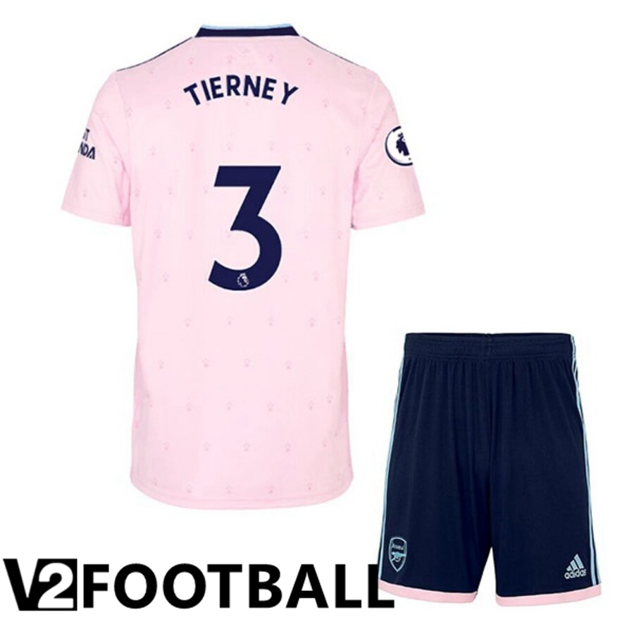 Arsenal (TIERNEY 3) Kids Third Shirts 2022/2023