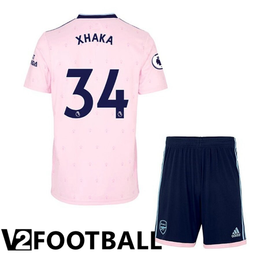 Arsenal (XHAKA 34) Kids Third Shirts 2022/2023