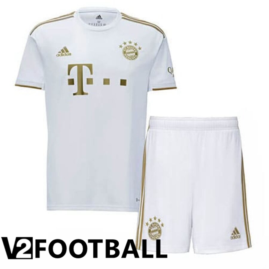 Bayern Munich Kids Away Shirts 2022/2023