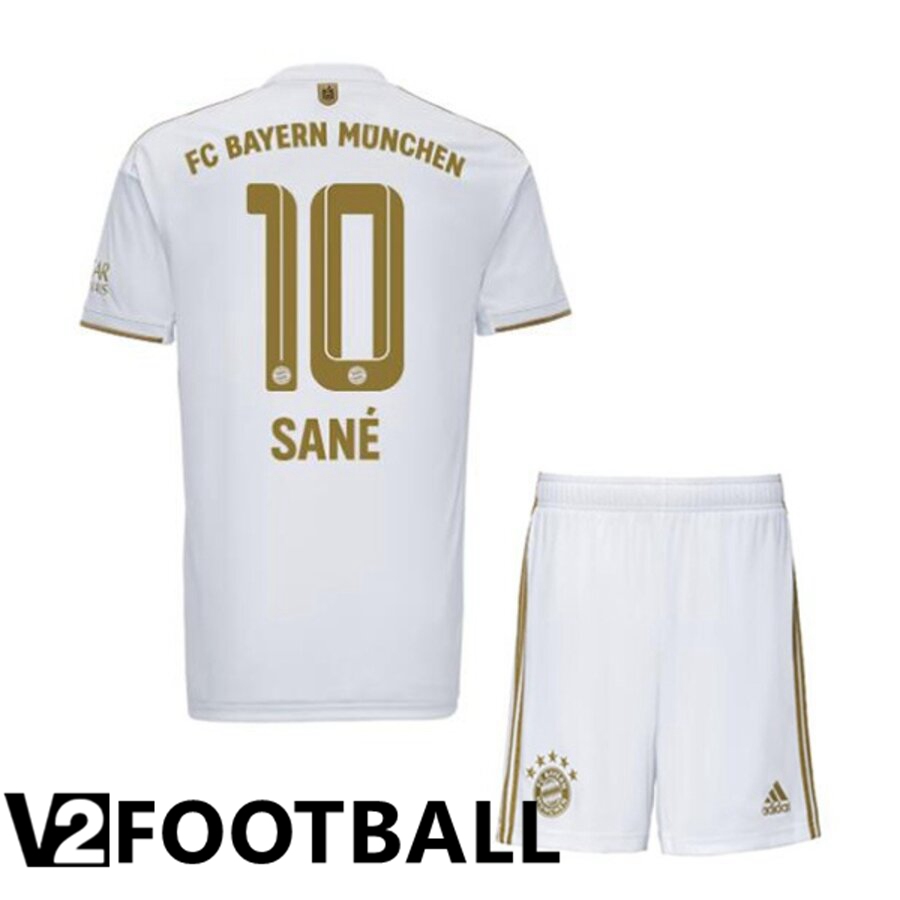 Bayern Munich (SANÉ 10) Kids Away Shirts 2022/2023