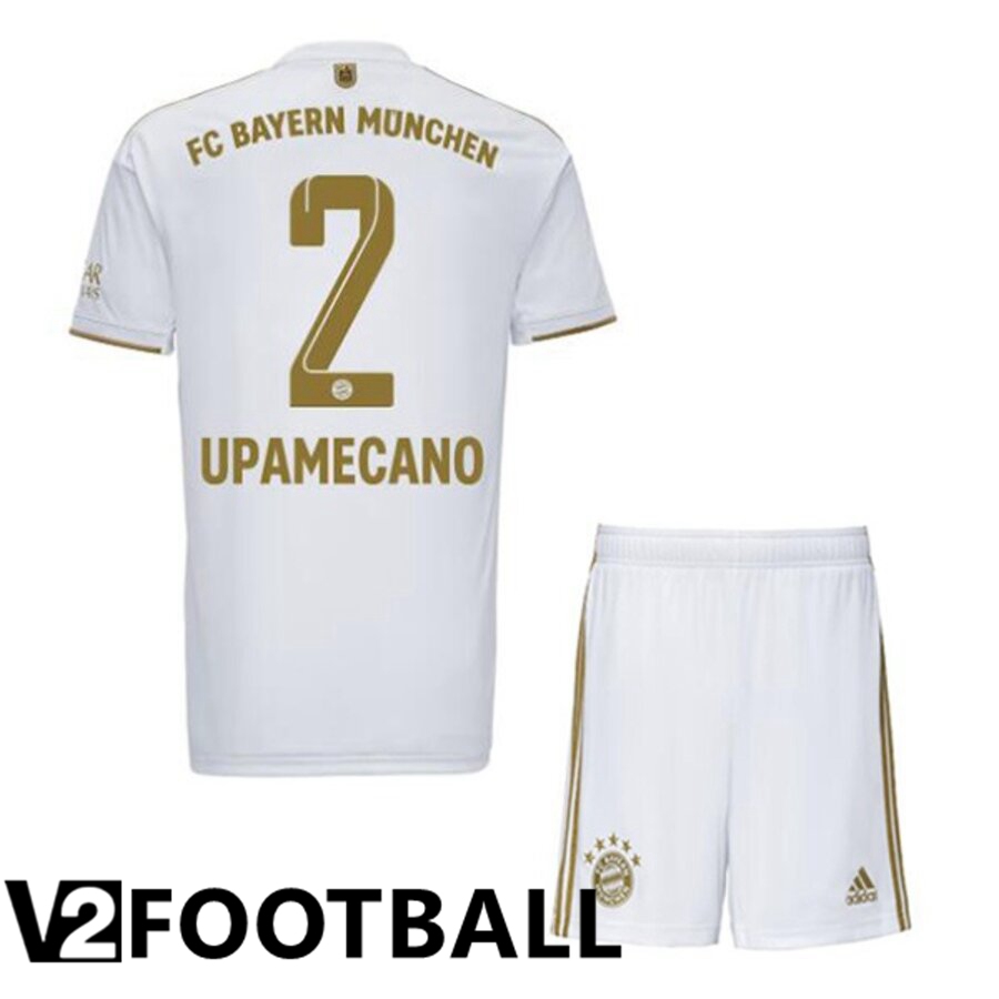 Bayern Munich (UPAMECANO 2) Kids Away Shirts 2022/2023