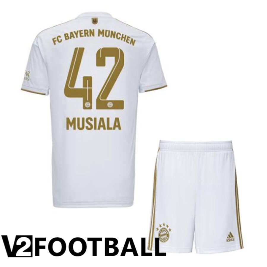 Bayern Munich (MUSIALA 42) Kids Away Shirts 2022/2023