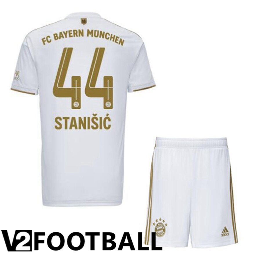 Bayern Munich (STANIŠIĆ 44) Kids Away Shirts 2022/2023