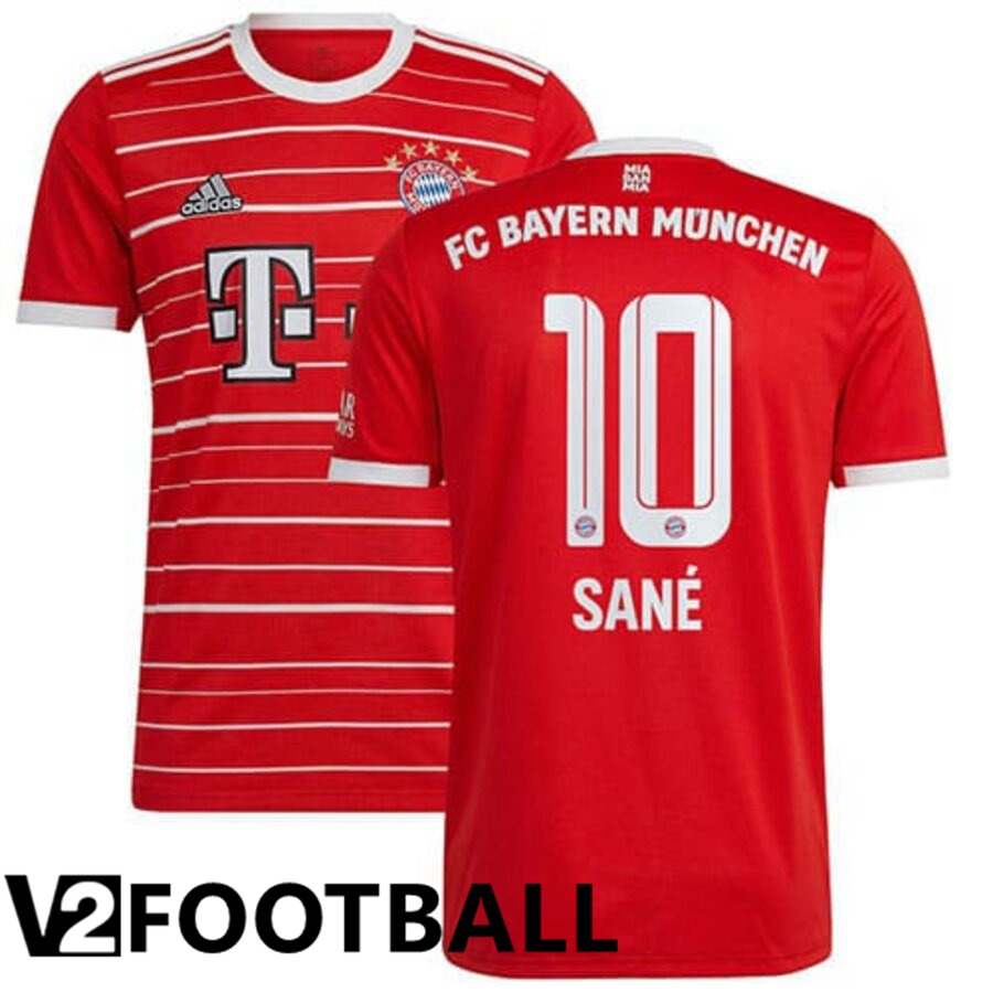 Bayern Munich (SANÉ 10) Home Shirts 2022/2023