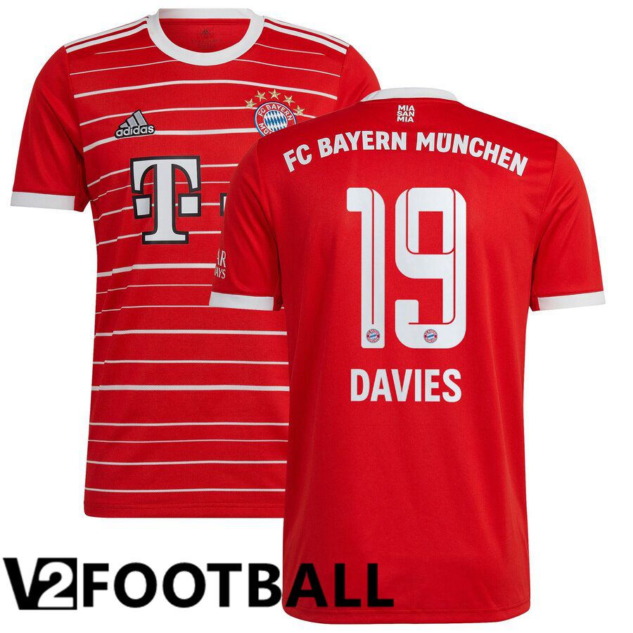 Bayern Munich (DAVIES 19) Home Shirts 2022/2023