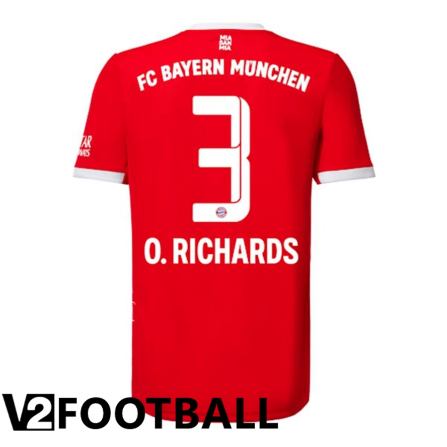 Bayern Munich (O. RICHARDS 3) Home Shirts 2022/2023
