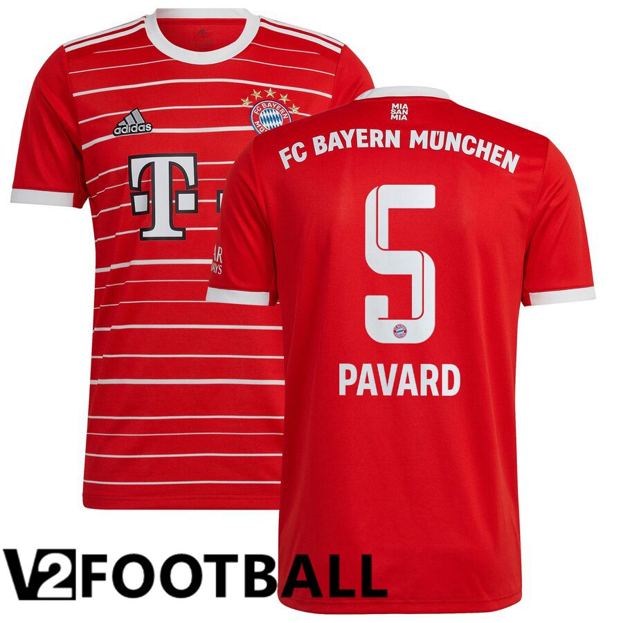 Bayern Munich (PAVARD 5) Home Shirts 2022/2023