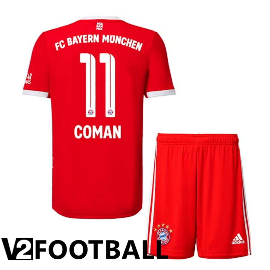 Bayern Munich (COMAN 11) Kids Home Shirts 2022/2023
