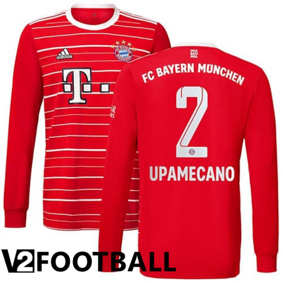 Bayern Munich (UPAMECANO 2) Home Shirts Long sleeve 2022/2023