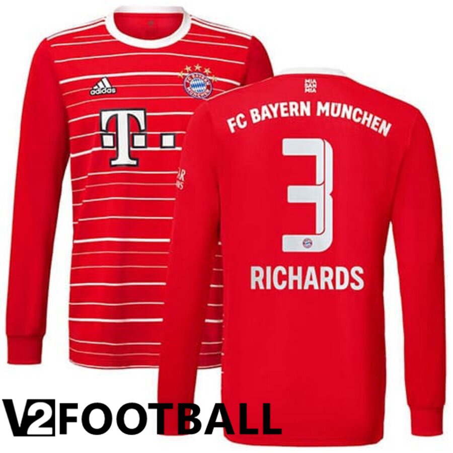 Bayern Munich (O. RICHARDS 3) Home Shirts Long sleeve 2022/2023
