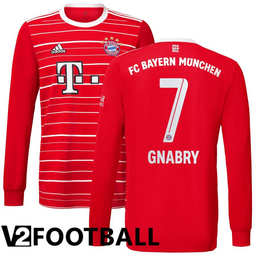 Bayern Munich (GNABRY 7) Home Shirts Long sleeve 2022/2023