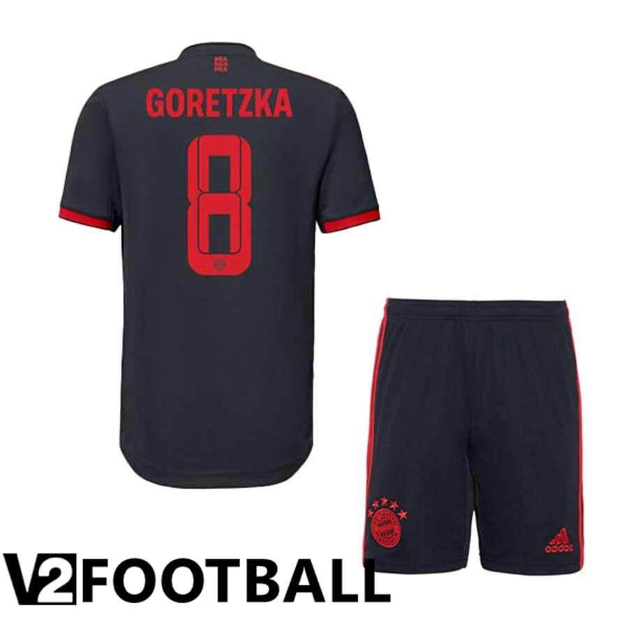 Bayern Munich (GORETZKA 8) Kids Third Shirts 2022/2023