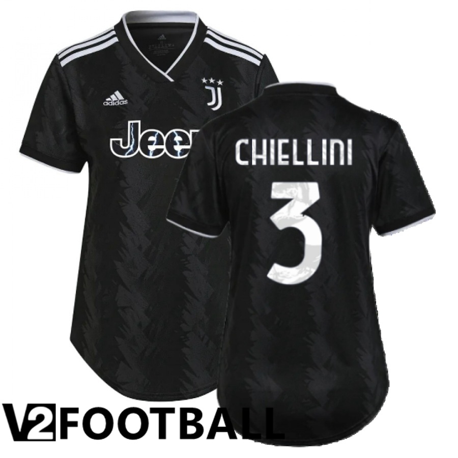 Juventus (Chiellini 3) Womens Away Shirts 2022/2023