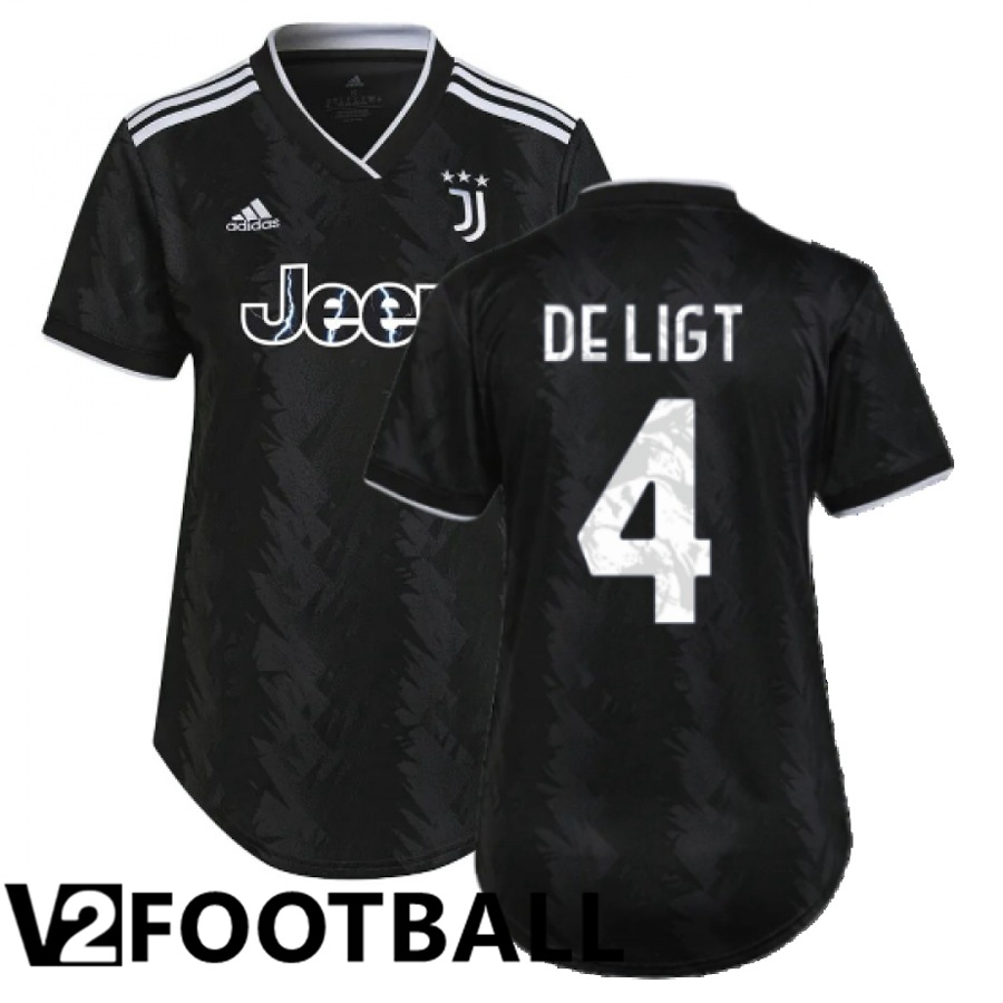 Juventus (De Ligt 4) Womens Away Shirts 2022/2023