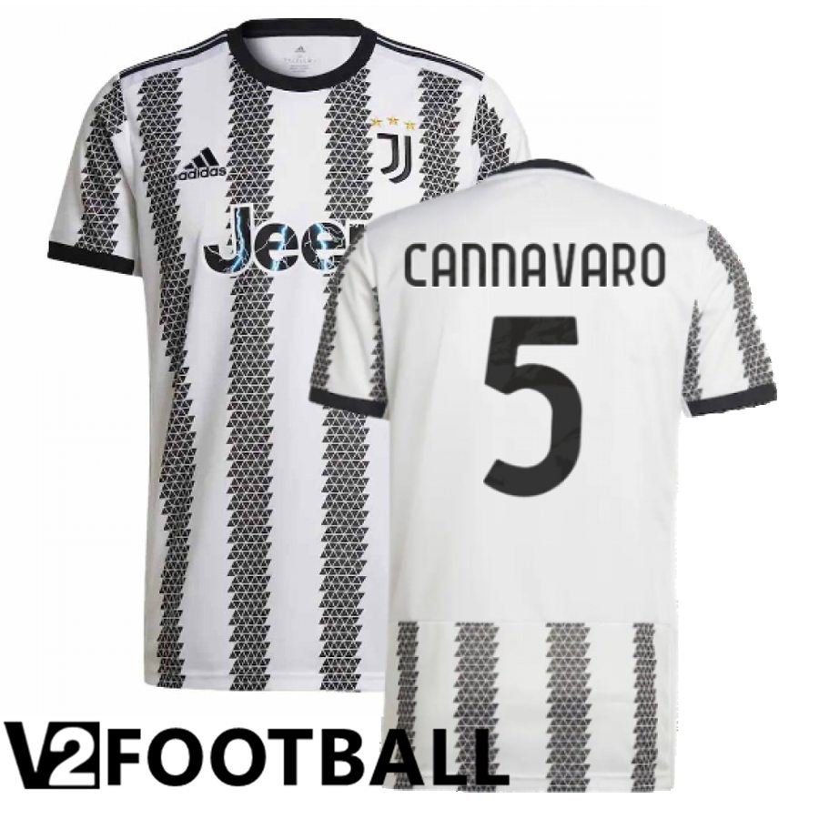 Juventus (Cannavaro 5) Home Shirts 2022/2023