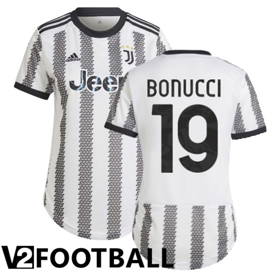 Juventus (Bonucci 19) Womens Home Shirts 2022/2023