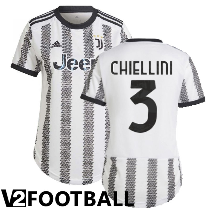 Juventus (Chiellini 3) Womens Home Shirts 2022/2023