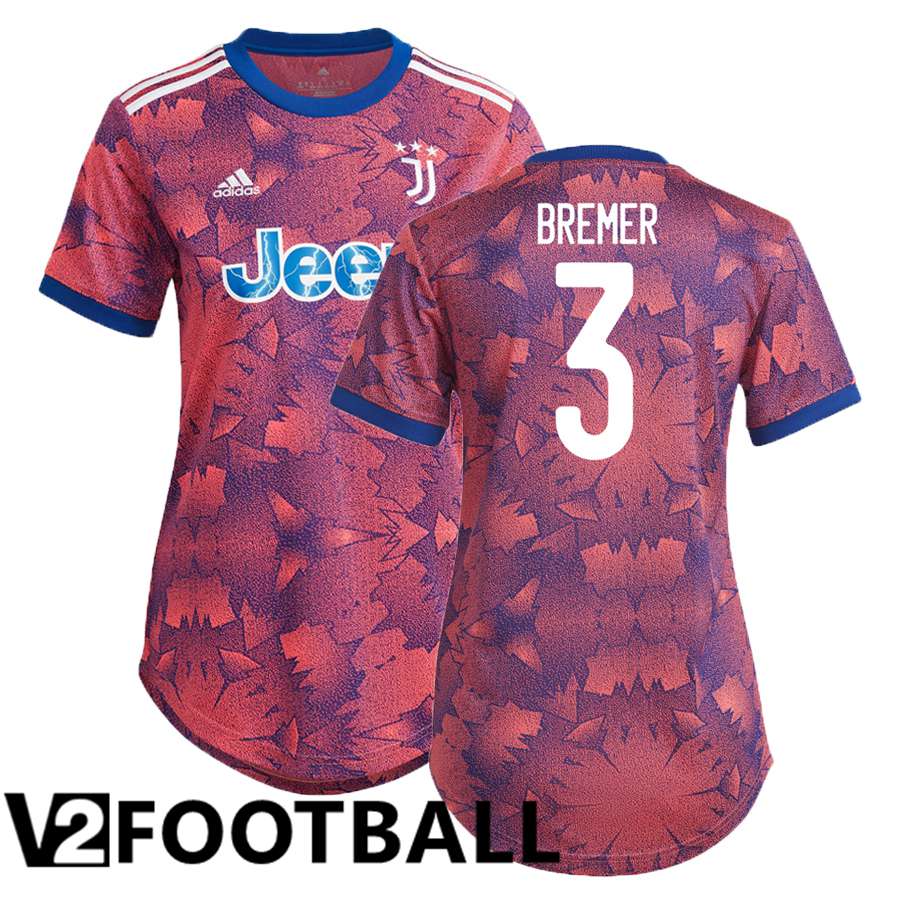 Juventus (Bremer 3) Womens Third Shirts 2022/2023
