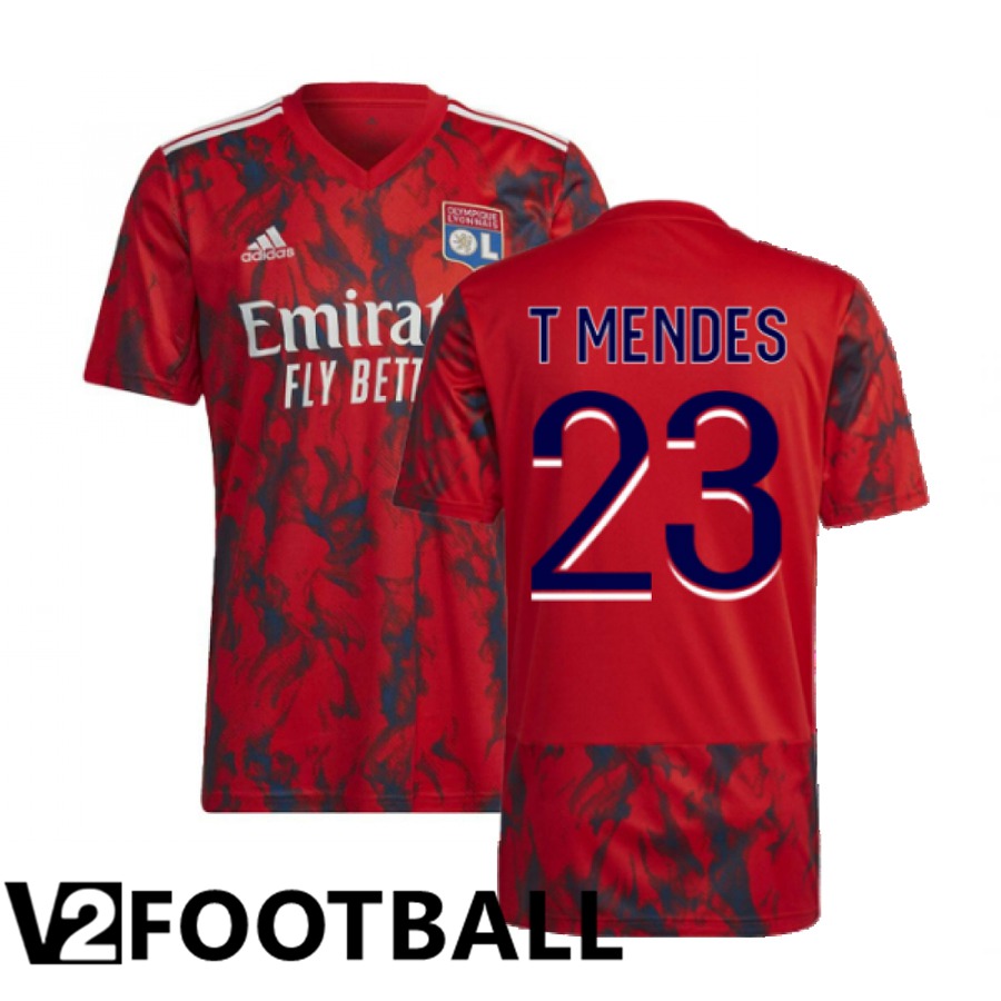 Olympique Lyon (T Mendes 23) Away Shirts 2022/2023
