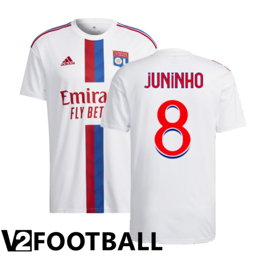 Olympique Lyon (Juninho 8) Home Shirts 2022/2023