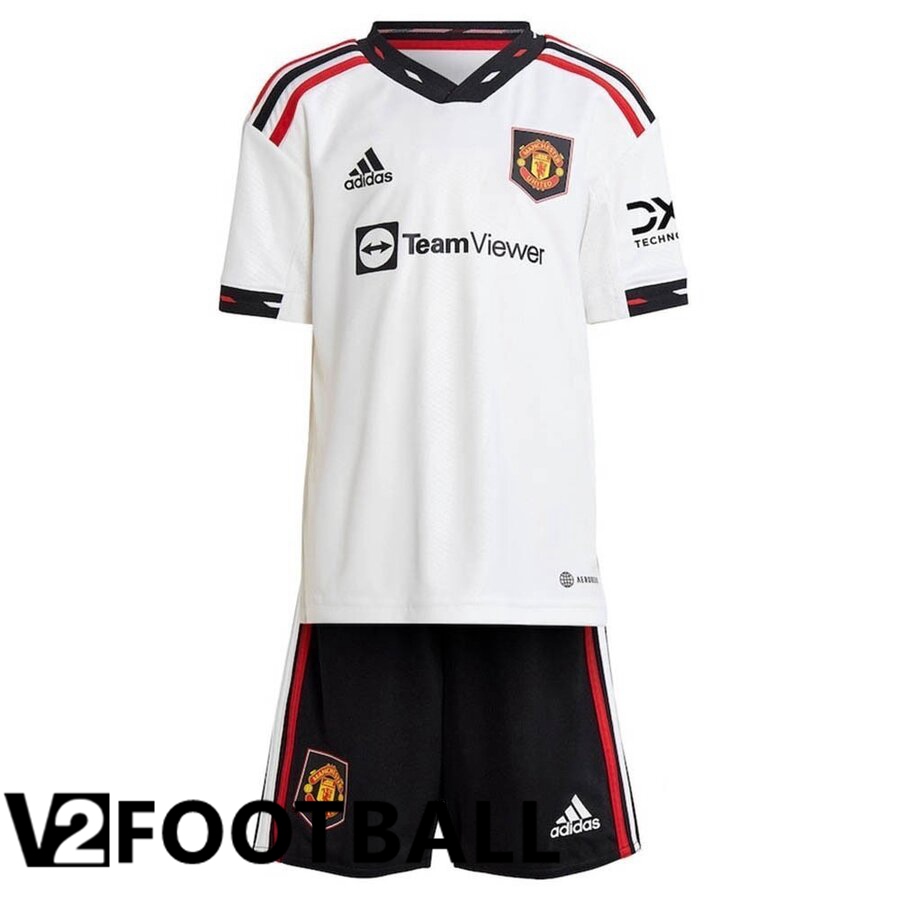 Manchester United Kids Away Shirts 2022/2023