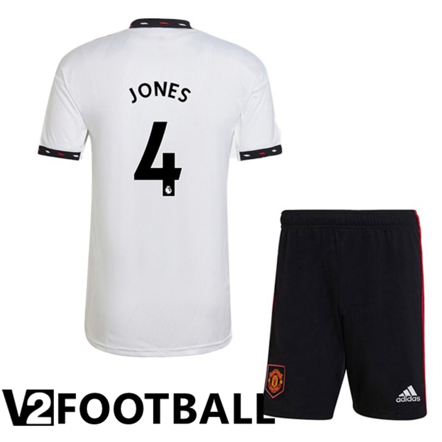 Manchester United (JONES 4) Kids Away Shirts 2022/2023