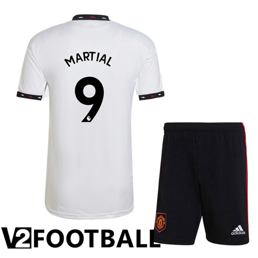 Manchester United (MARTIAL 9) Kids Away Shirts 2022/2023