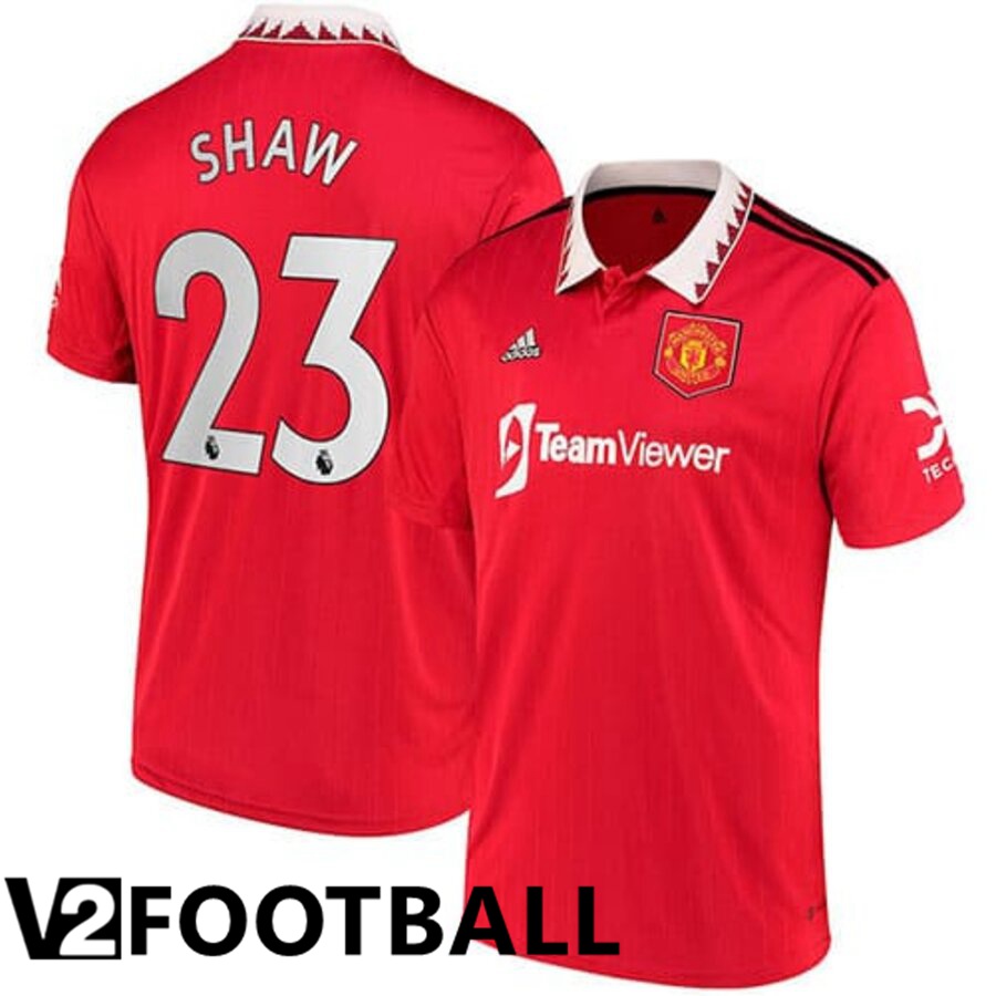 Manchester United (SHAW 23) Home Shirts 2022/2023