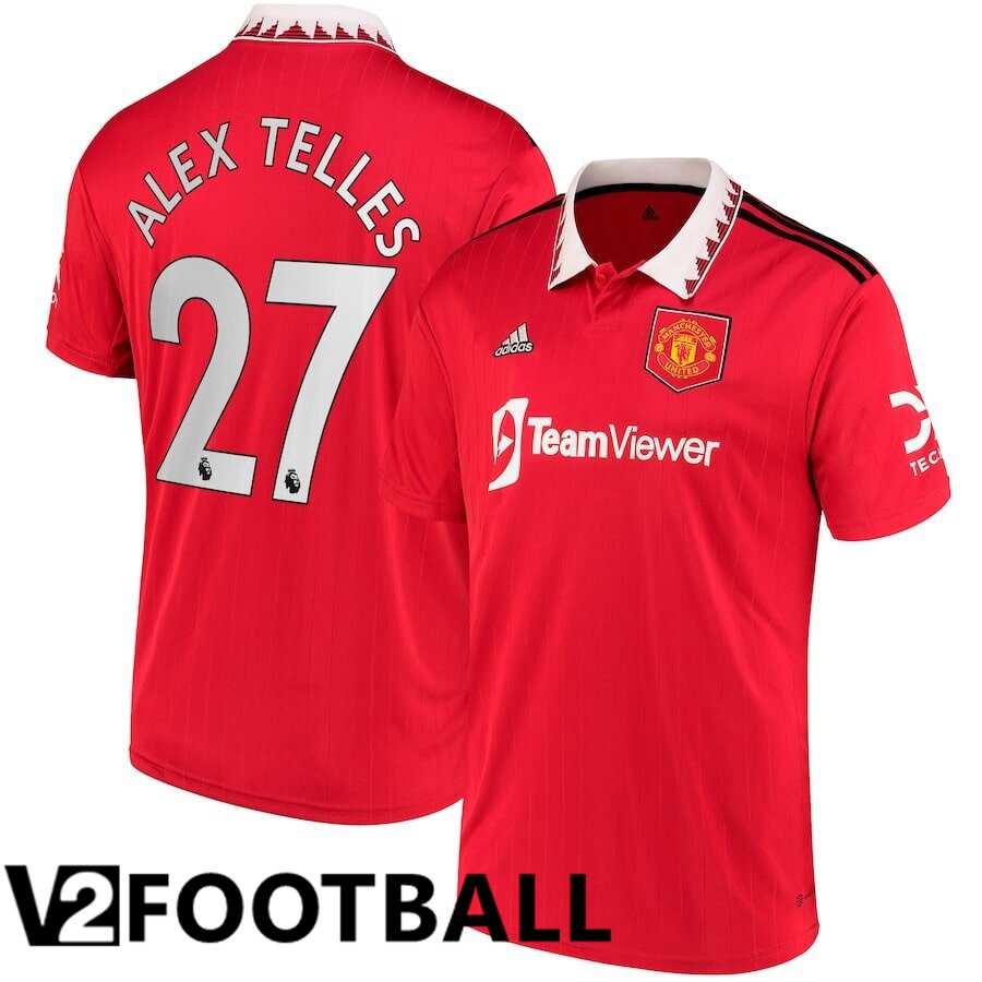 Manchester United (ALEX TELLES 27) Home Shirts 2022/2023