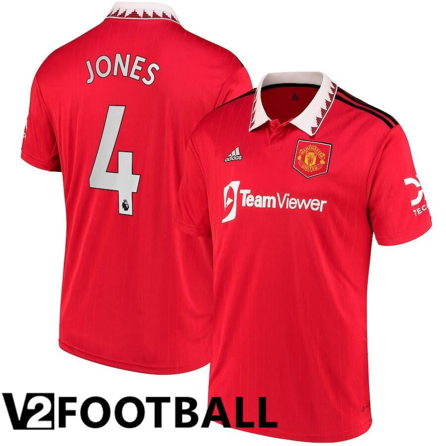 Manchester United (JONES 4) Home Shirts 2022/2023