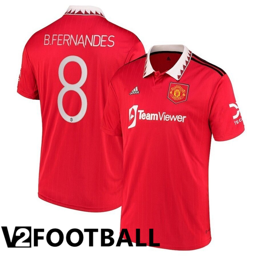 Manchester United (B. FERNANDES 8) Home Shirts 2022/2023