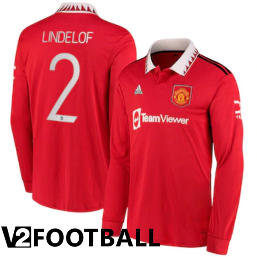 Manchester United (LINDELOF 2) Home Shirts Long sleeve 2022/2023