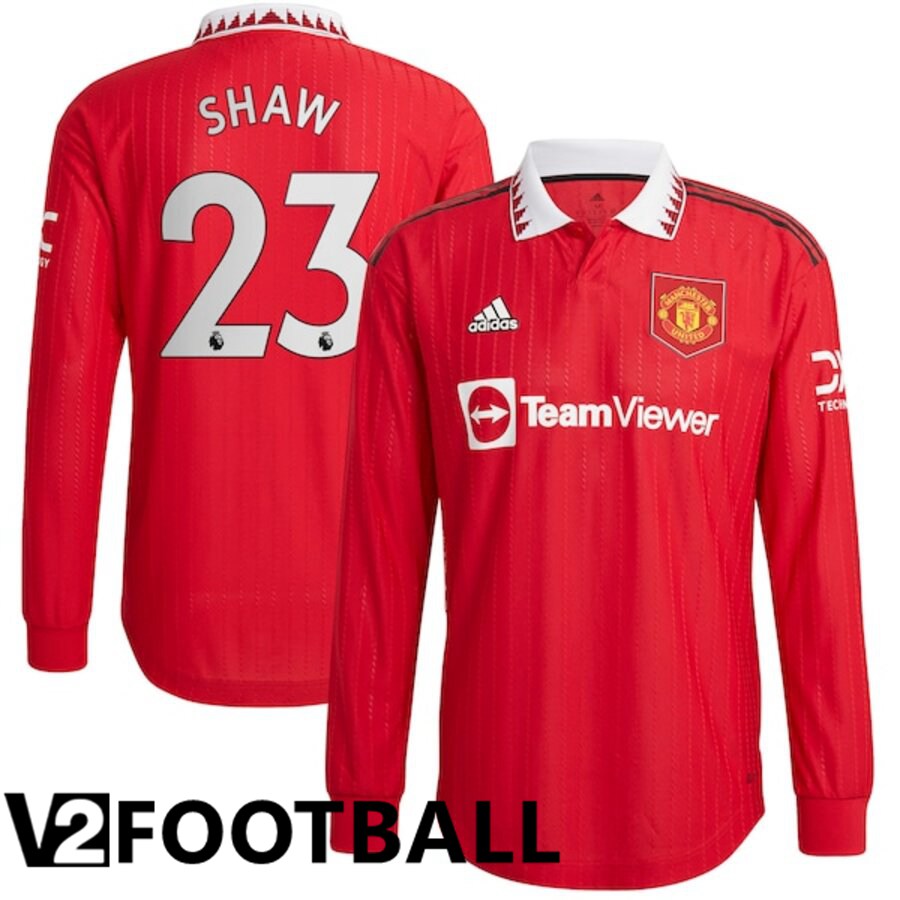 Manchester United (SHAW 23) Home Shirts Long sleeve 2022/2023