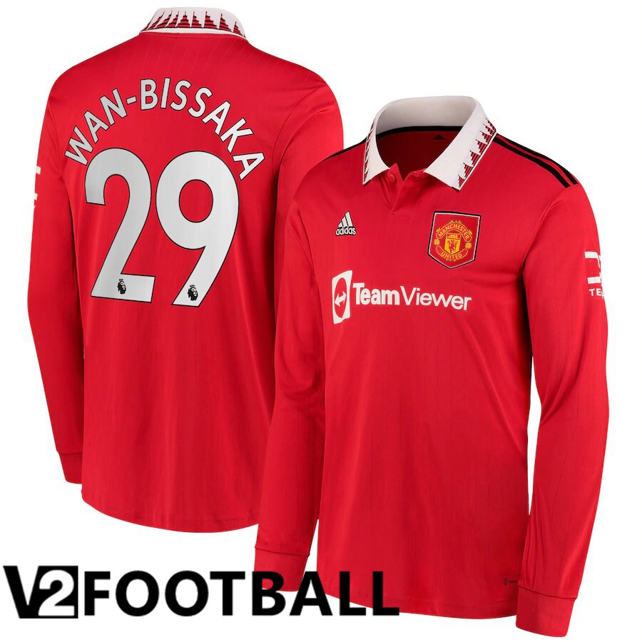 Manchester United (WAN-BISSAKA 29) Home Shirts Long sleeve 2022/2023