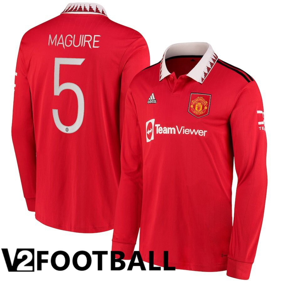 Manchester United (MAGUIRE 5) Home Shirts Long sleeve 2022/2023