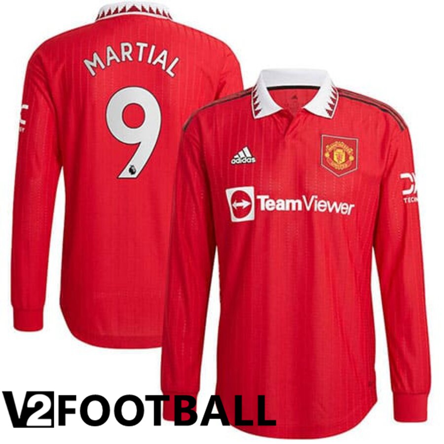 Manchester United (MARTIAL 9) Home Shirts Long sleeve 2022/2023