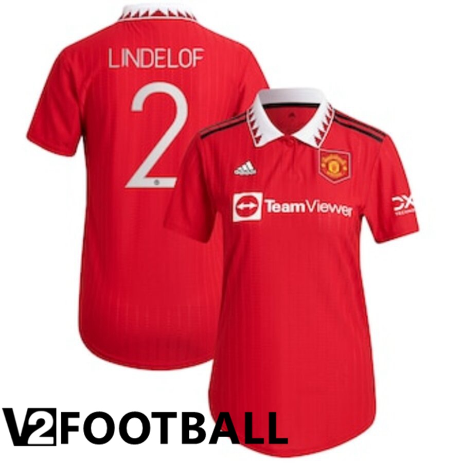 Manchester United (LINDELOF 2) Womens Home Shirts 2022/2023