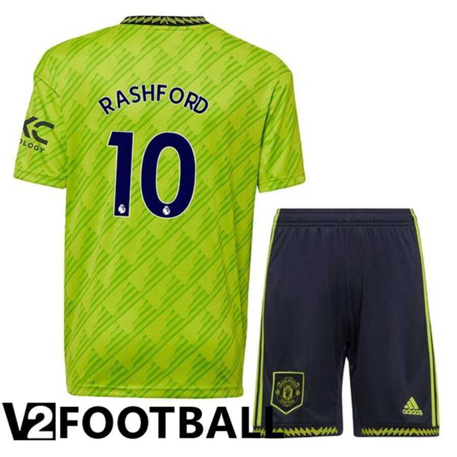 Manchester United (RASHFORD 10) Kids Third Shirts 2022/2023
